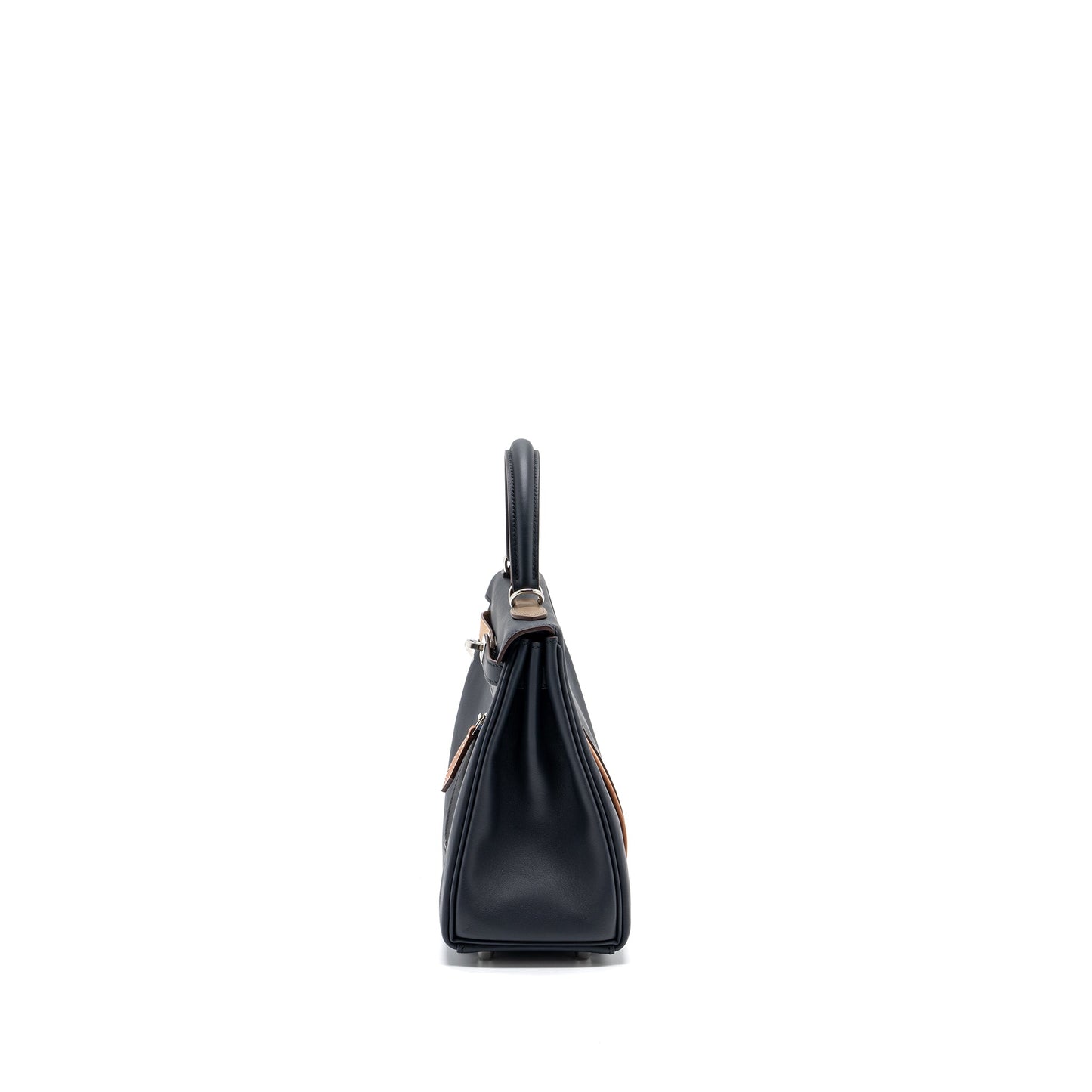 Hermes kelly colormatic SWIFT BLUE NUIT/CHAI/ETOUPE/GOLD/BLACK SHW STAMP U