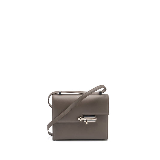 Hermes verrou 21 epsom gris etain SHW stamp X