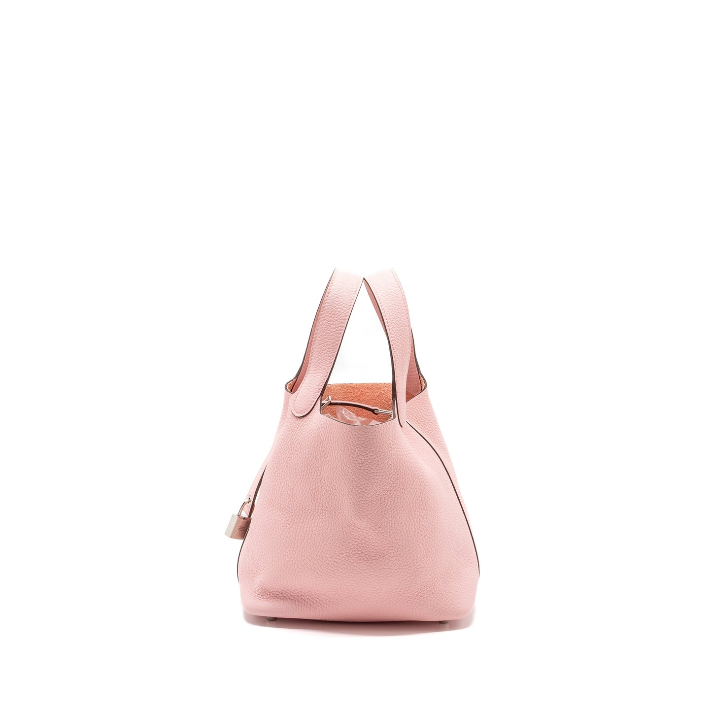 Hermes Picotin 18 Lock Bag Clemence 3Q Rose Sakura SHW Stamp Z