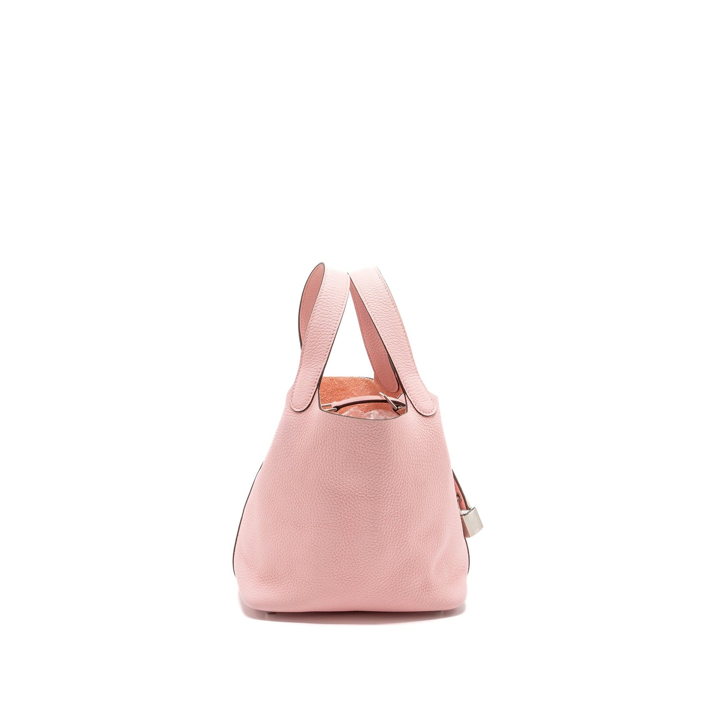 Hermes Picotin 18 Lock Bag Clemence 3Q Rose Sakura SHW Stamp Z