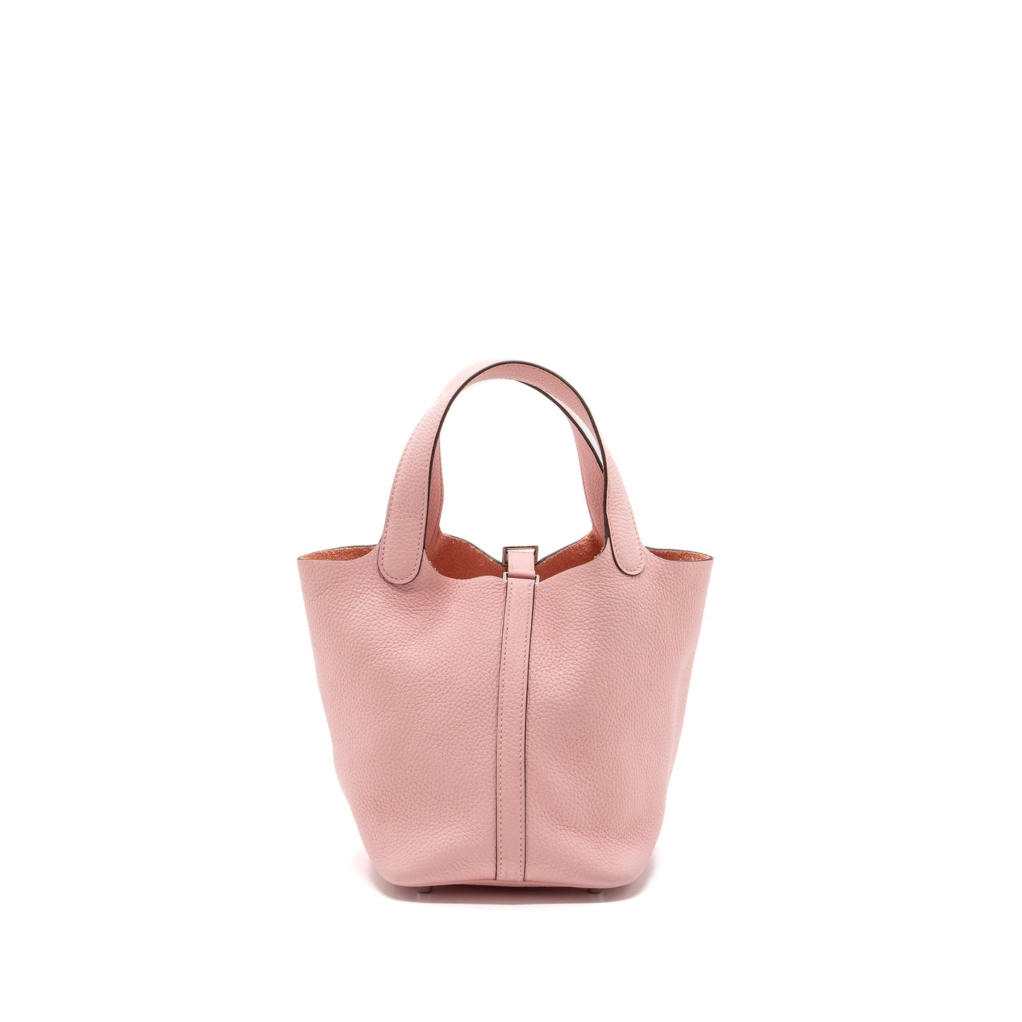 Hermes Picotin 18 Lock Bag Clemence 3Q Rose Sakura SHW Stamp Z