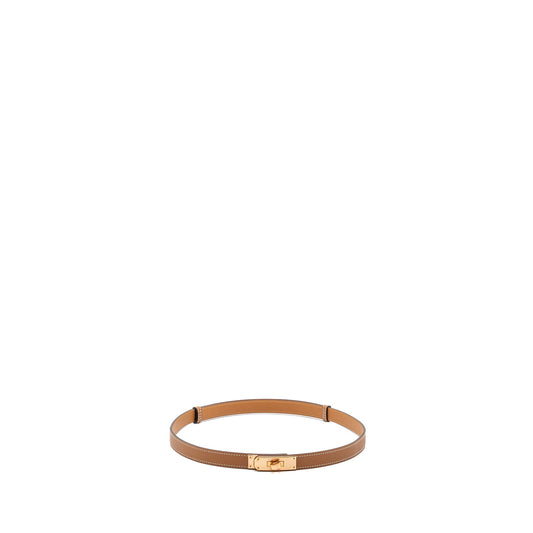 Hermes kelly 18 belt epsom gold RGHW stamp Z