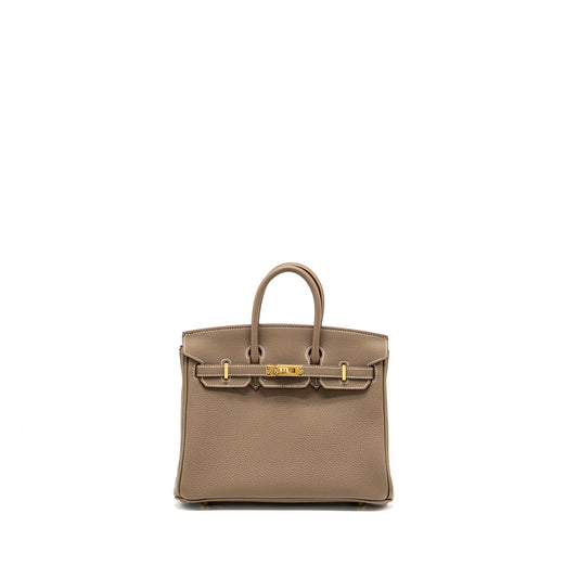Hermes Birkin 25 Togo Etoupe GHW Stamp B