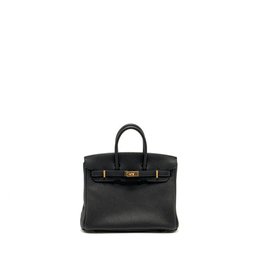 Hermes Birkin 25 Togo Black RGHW Stamp Z