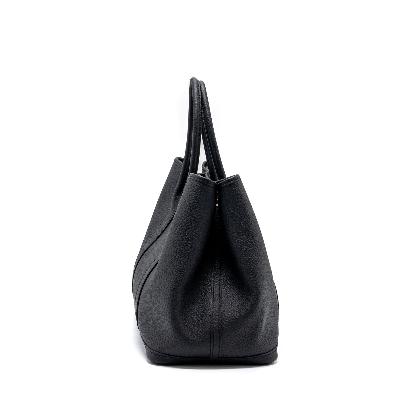 Hermes Garden Party 36 Country Black SHW Stamp X