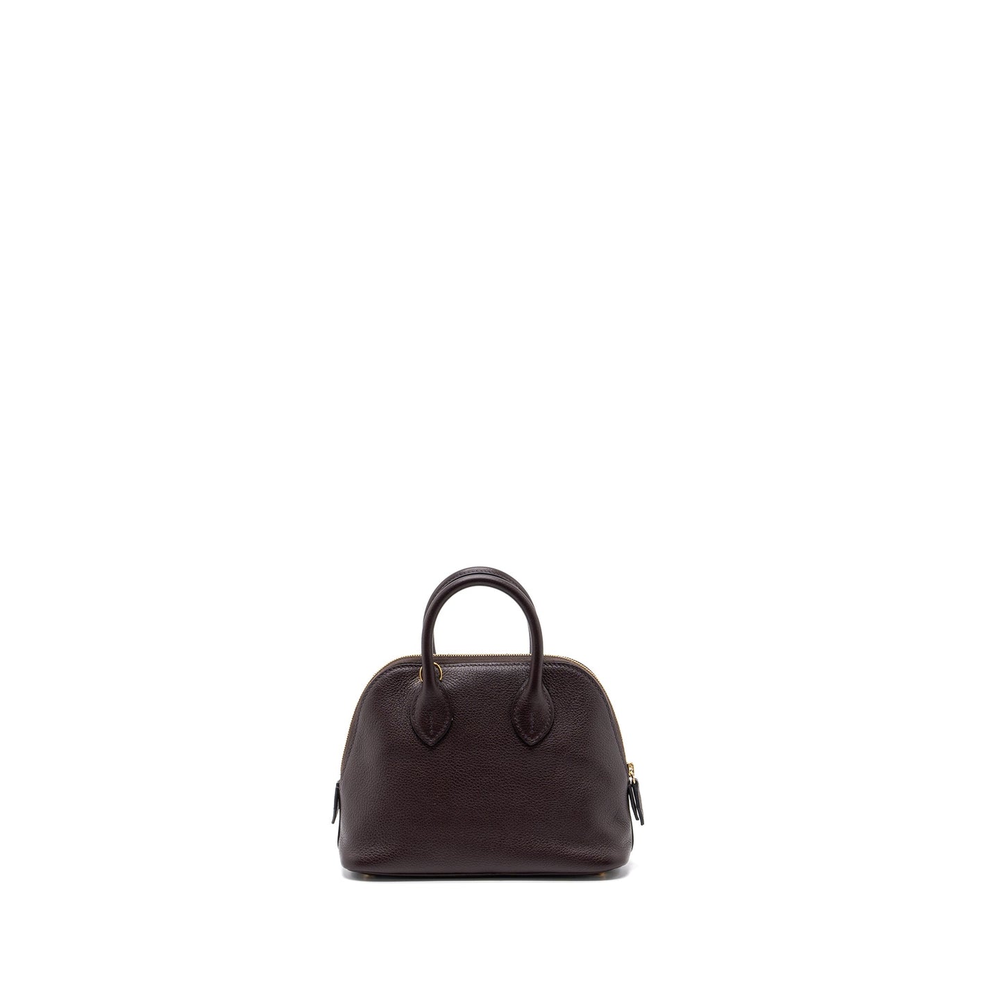 Hermes mini bolide evercolor rouge sellier / mauve sylvestre GHW stamp Z