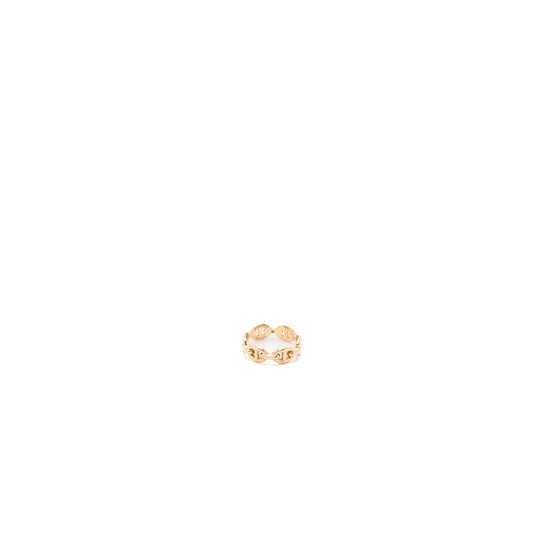 Hermes size 50 CHAINE D’ANCRE ENCHAINEE RING SMALL MODEL ROSE GOLD