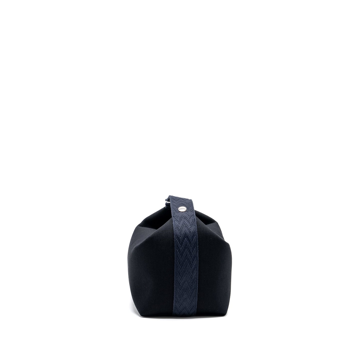 Hermes Trousse De Toilette Bride A Brac Travel Pouch Canvas Black/Blue Nuit SHW