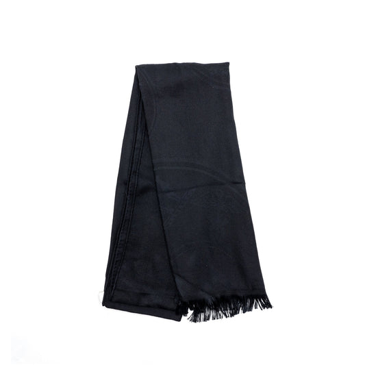 Hermes New Libris Scarf Cashmere Black