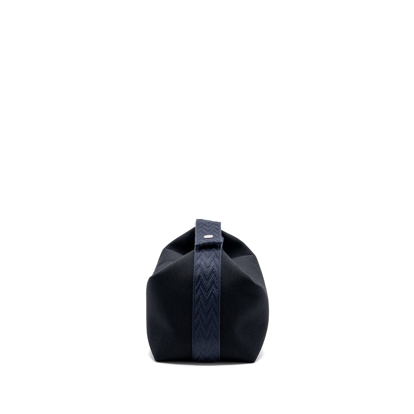 Hermes Trousse De Toilette Bride A Brac Travel Pouch Canvas Black/Blue Nuit SHW