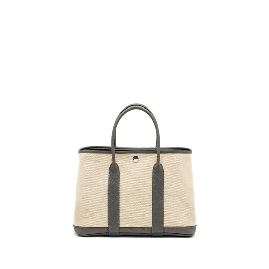 Hermes Garden Party 30 Canvas / negonda Gris Meyer / sesame SHW stamp U