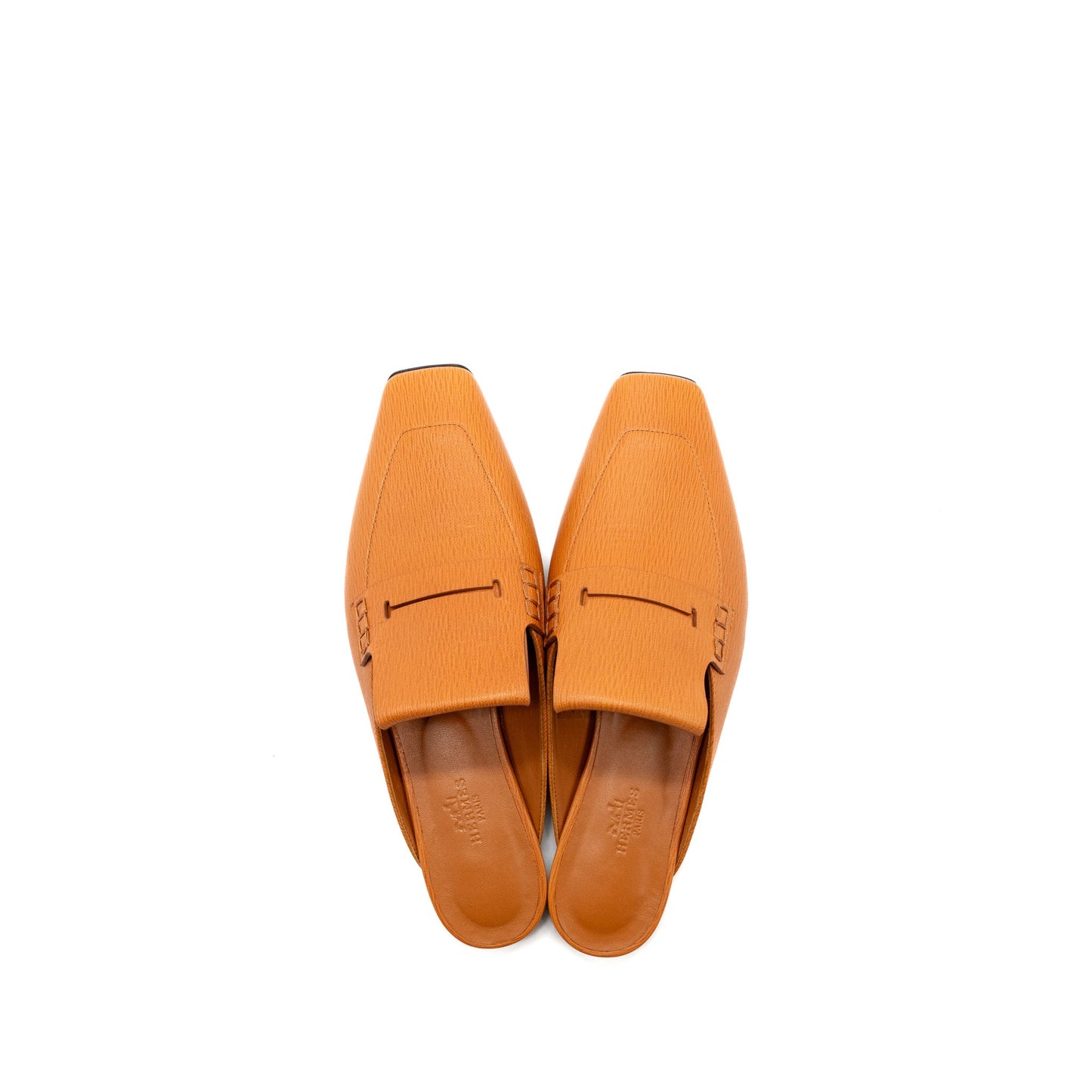 Hermes size 38 Eloge Mule Marron Glaise