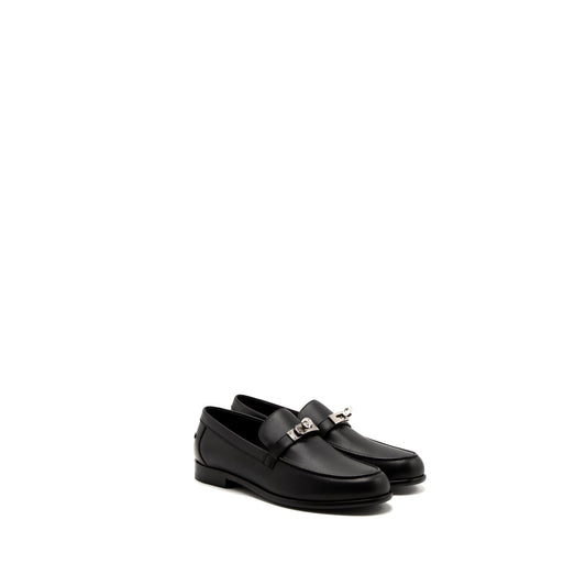Hermes Size 37 Mocassins Destin Calfskin Black SHW