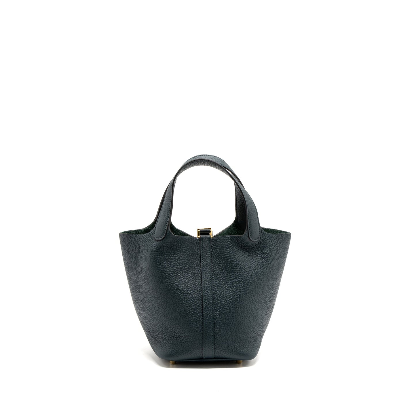 Hermes picotin 18 lock bag clemence vert cypres GHW stamp U