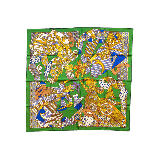 Hermes 90cm silk scarf Duels Oniriques Multicoloured