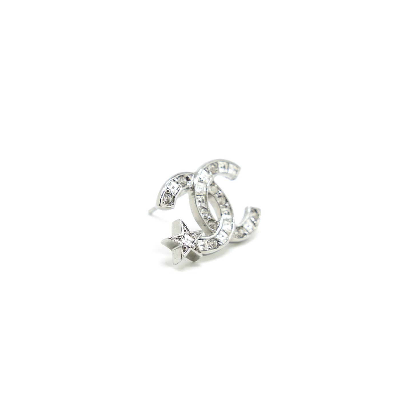 Chanel CC And Star Crystals Earring SHW
