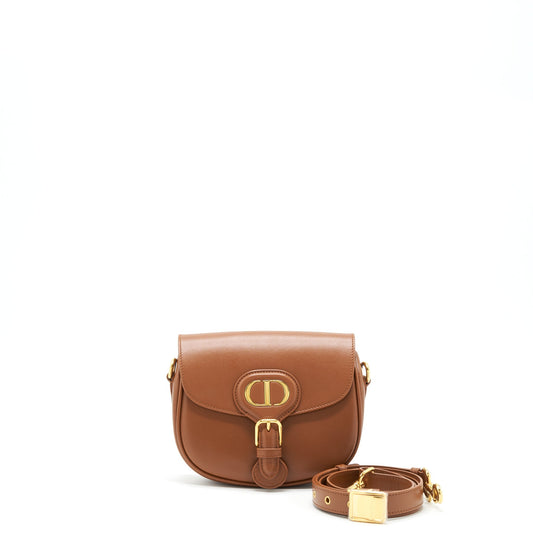 Christian Dior SMALL BOBBY BAG Calfskin Brown