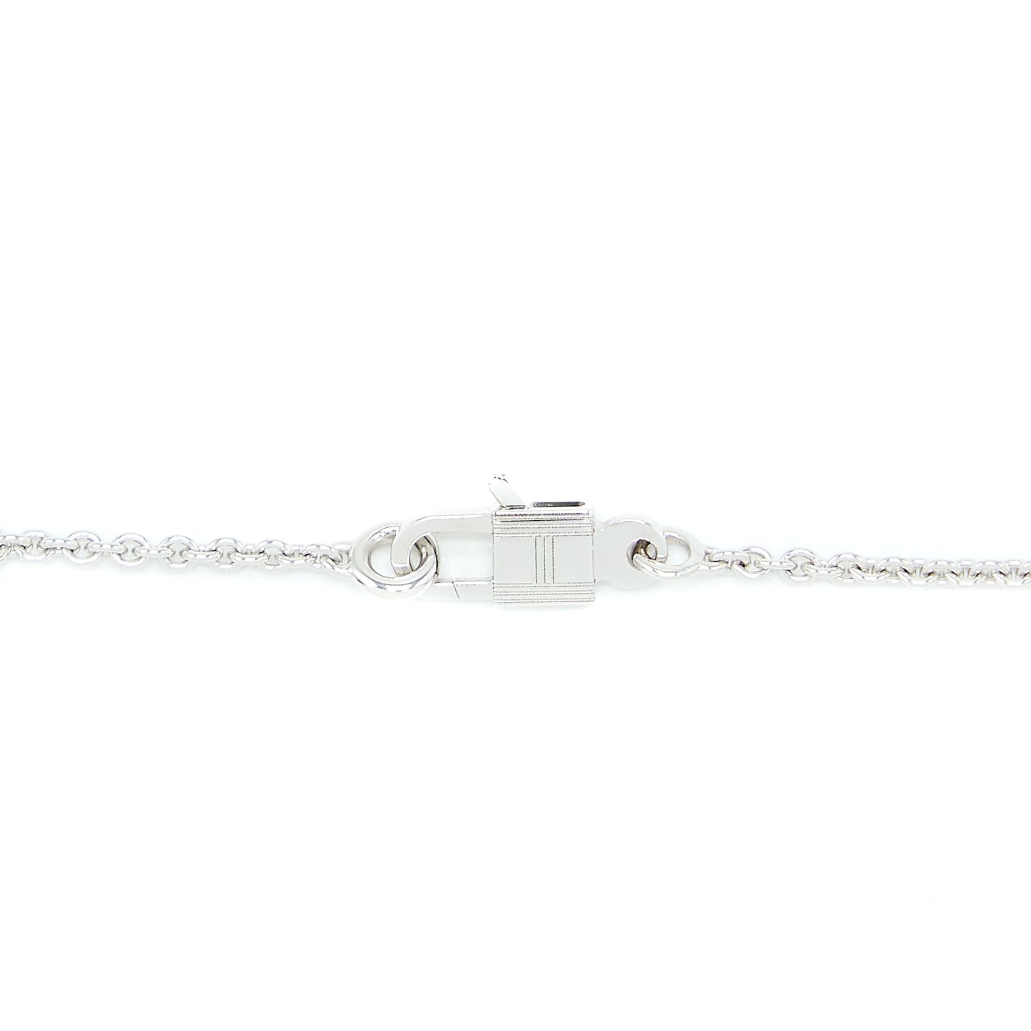 Hermes Constance Amulette Pendant White Gold Diamonds