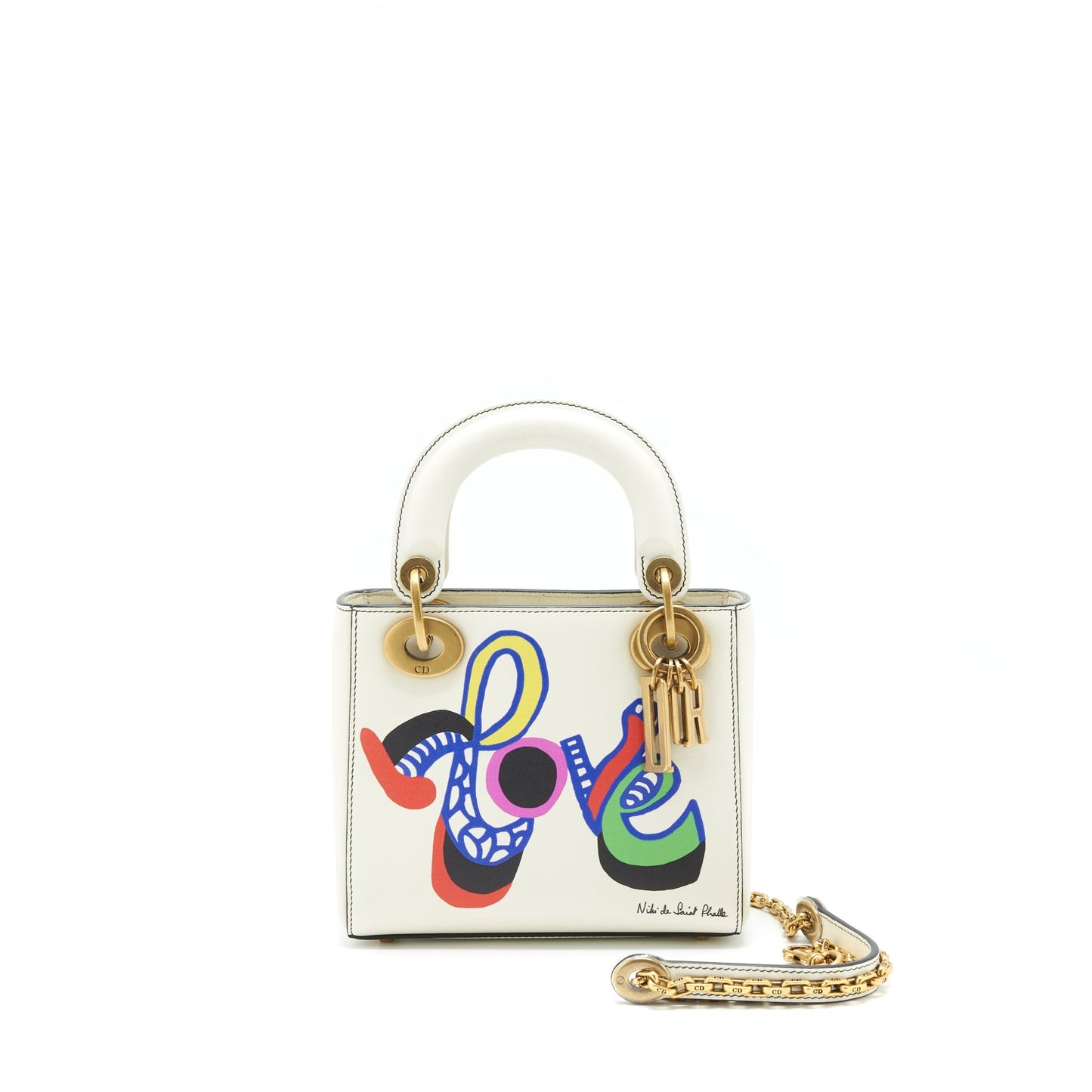 Christian Dior Mini Lady Dior Graffiti Special Edition with J’ADior Hardware