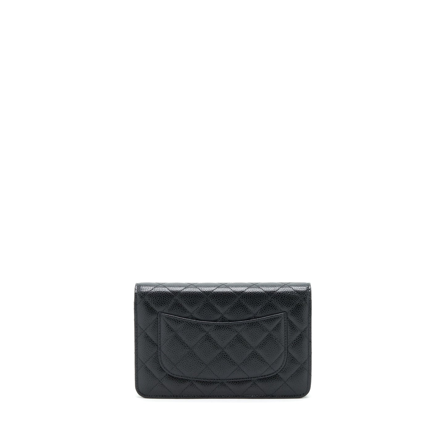 Chanel Classic Wallet On Chain Caviar Black SHW