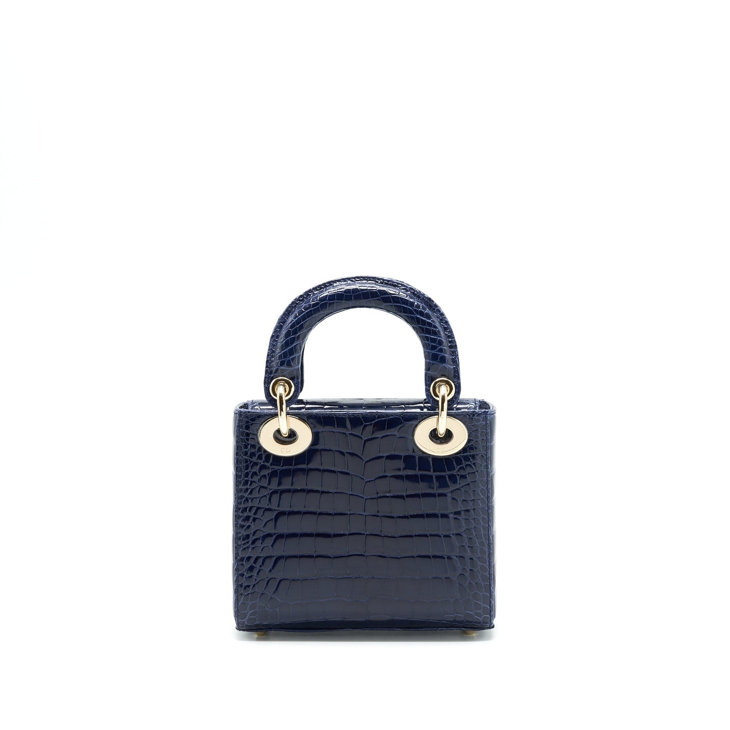 Christian Dior Mini Lady Dior Alligator Oil Blue