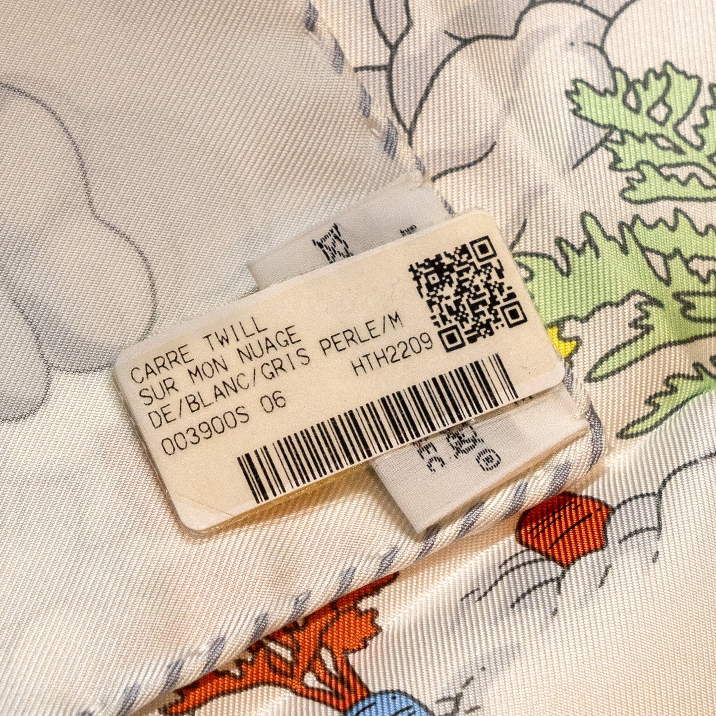 Hermes 90*90cm Scarf Silk Sur Mon Nuage Multicolour