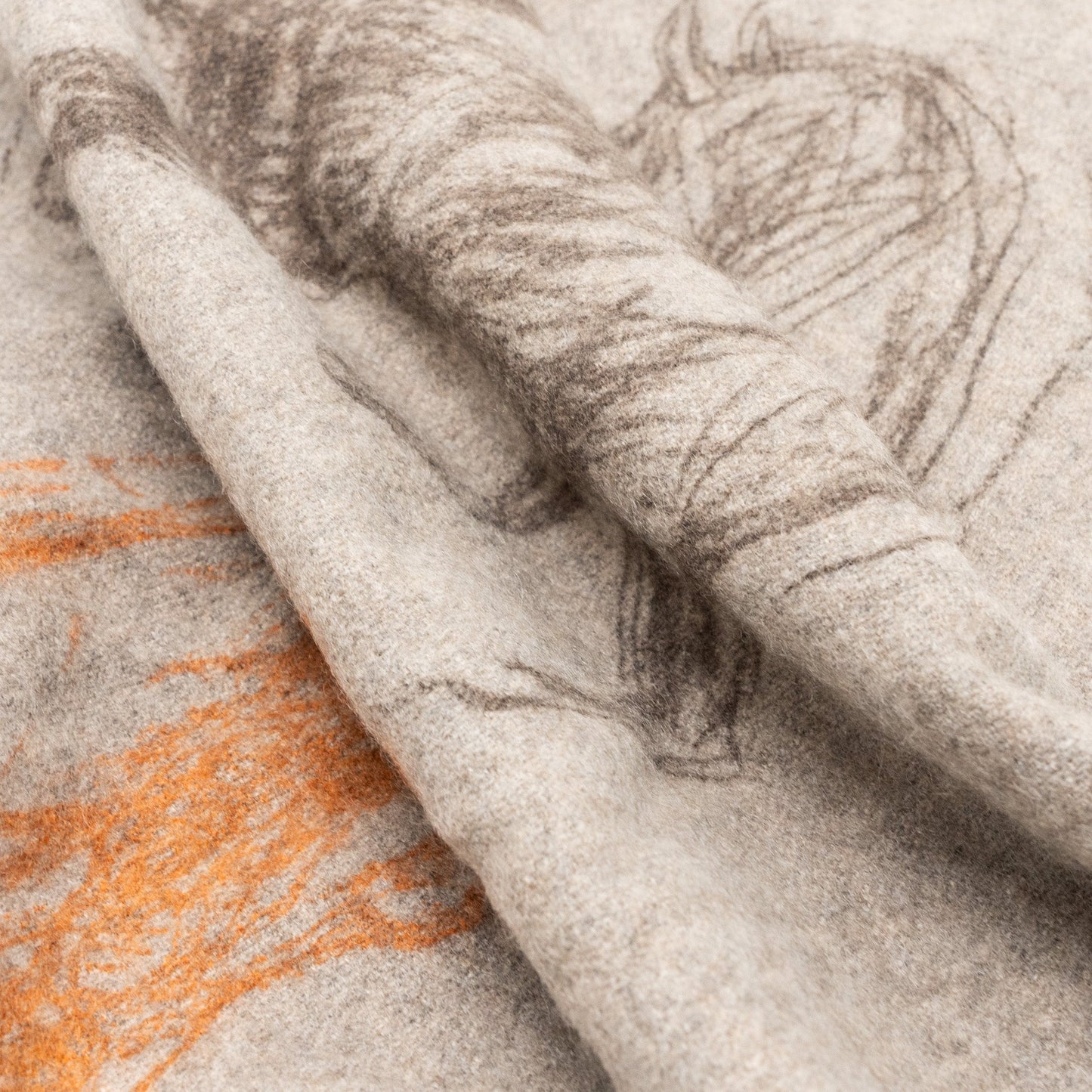 Hermes Pirouette Au Galop Muffler Cashmere Scarf