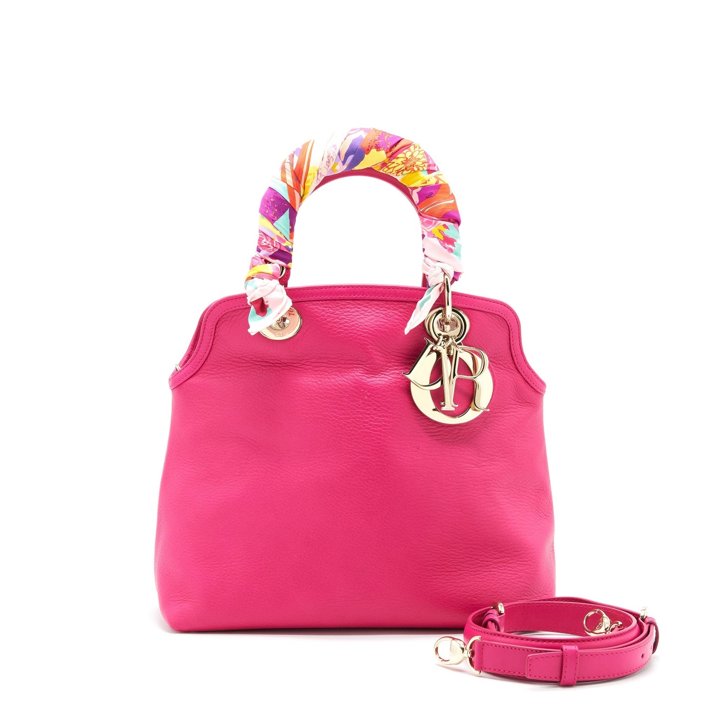 Christian Dior Granville Bag in Hot pink Leather