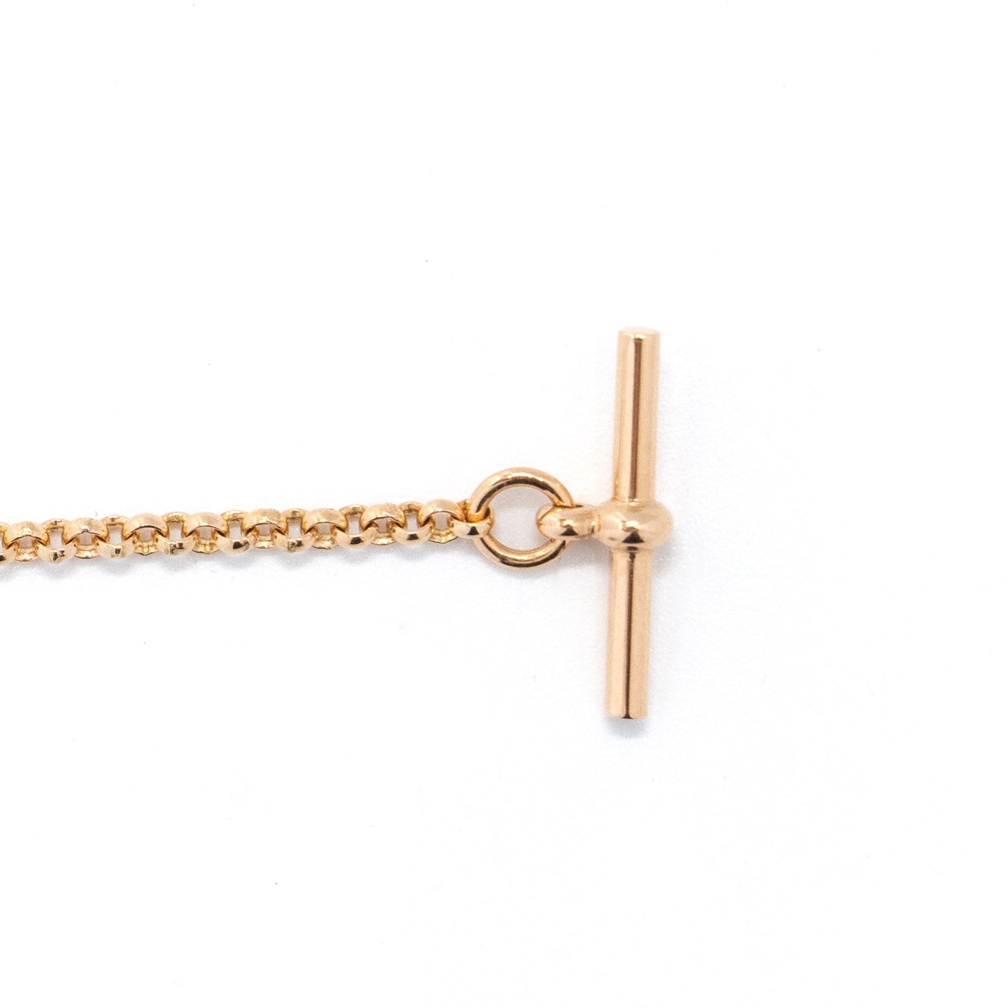 Hermes Ex-Libris bracelet, small model rose gold