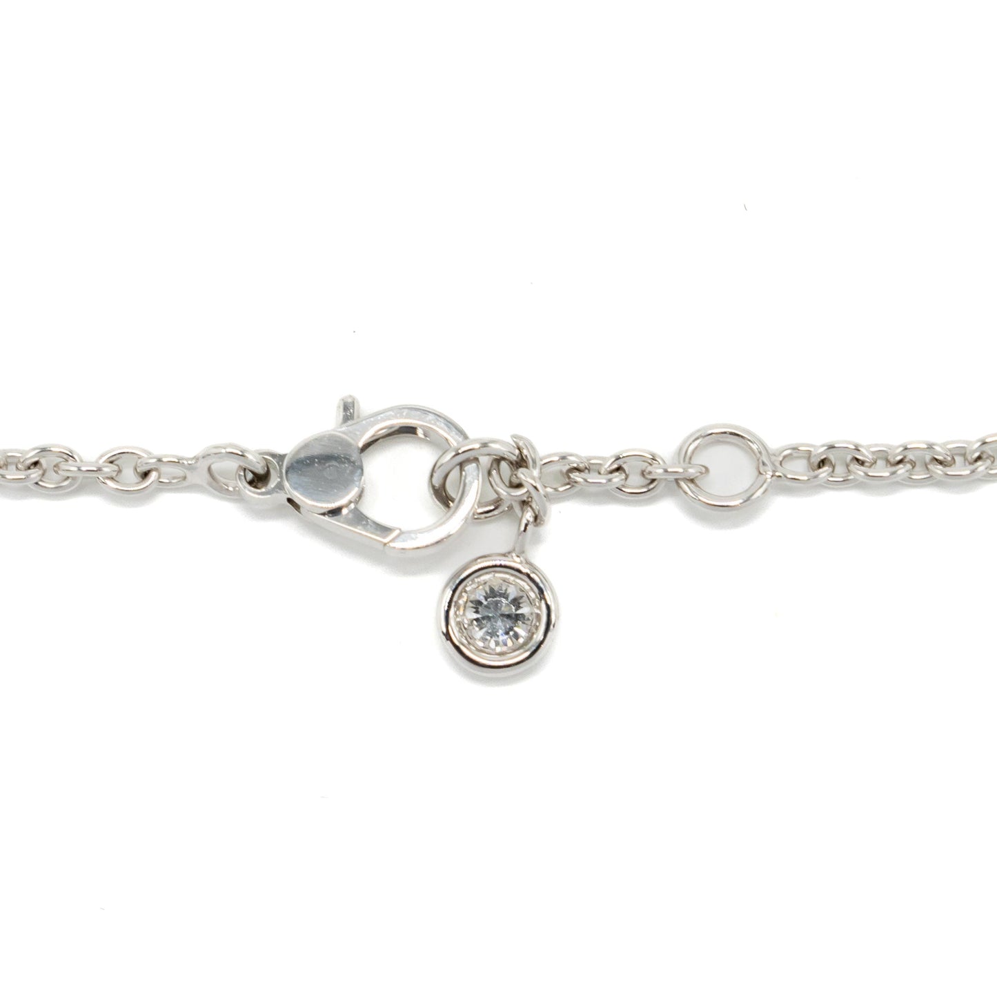 Hermes Size ST Finesse Bracelet White Gold Diamonds