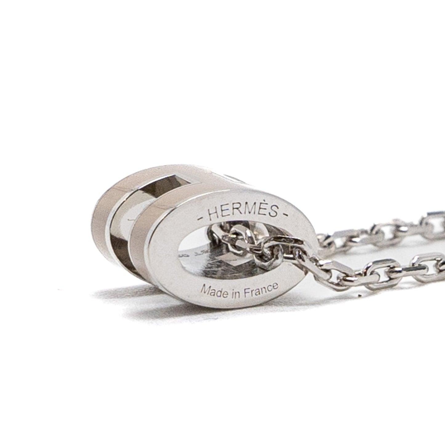 Hermes Mini Pop H Pendant Marron Glace SHW