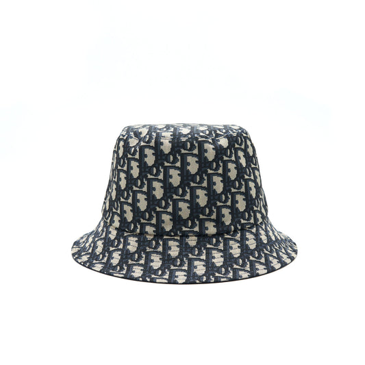 CHRISTIAN DIOR BUCKET HAT NAVY SIZE58