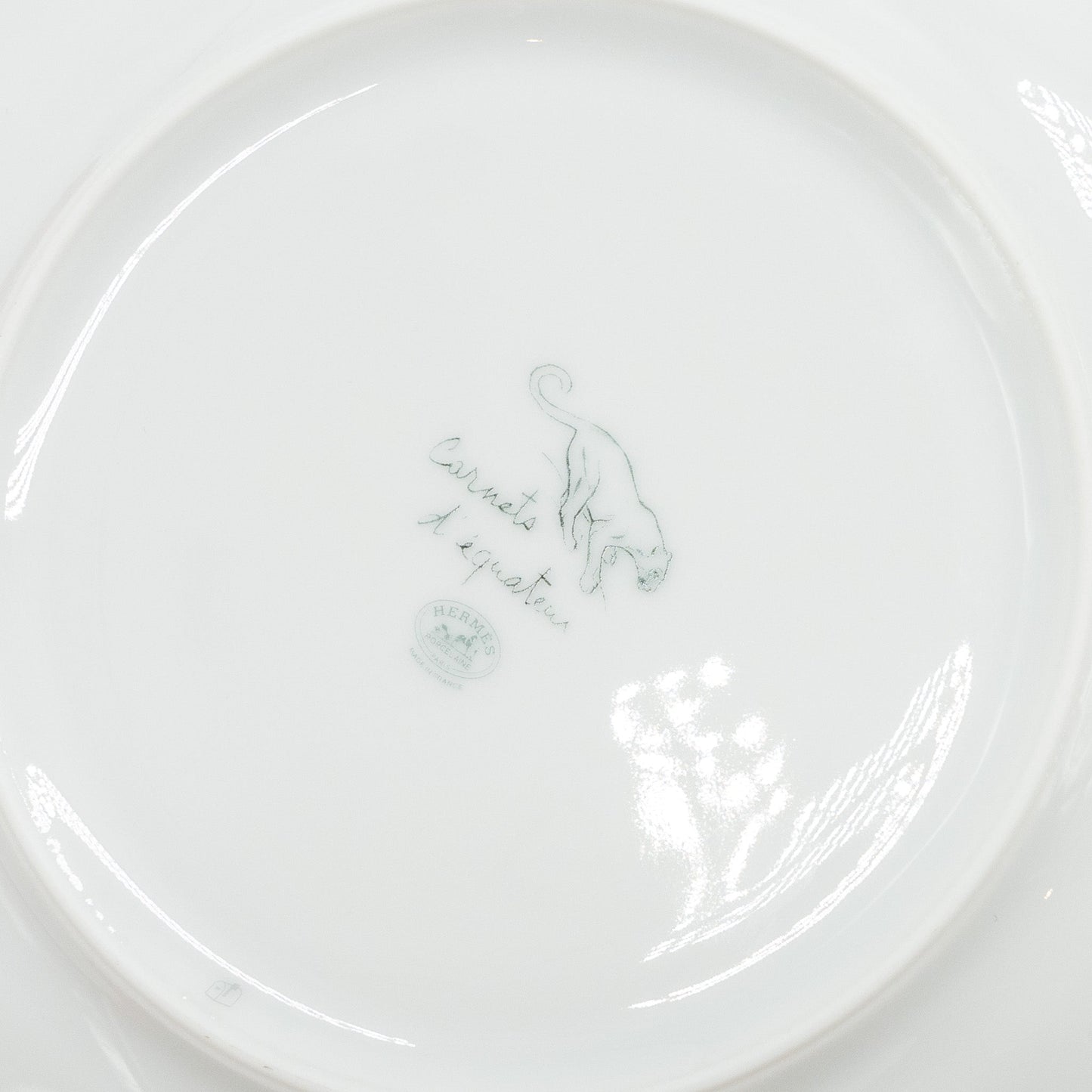 Hermes Carnets d’Equateur dessert plate (2 in a set )