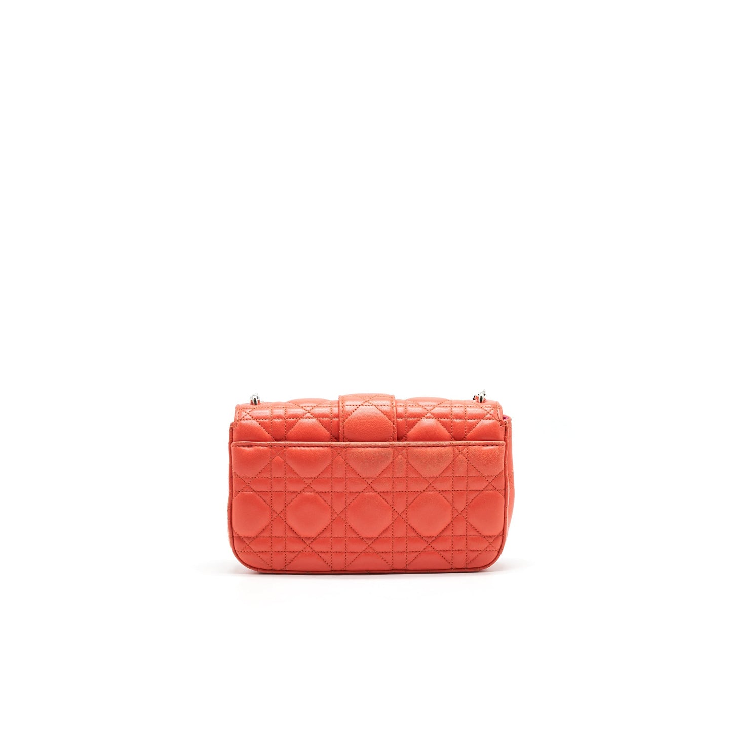 Christian Dior Small Miss Dior Flap Bag In Coral