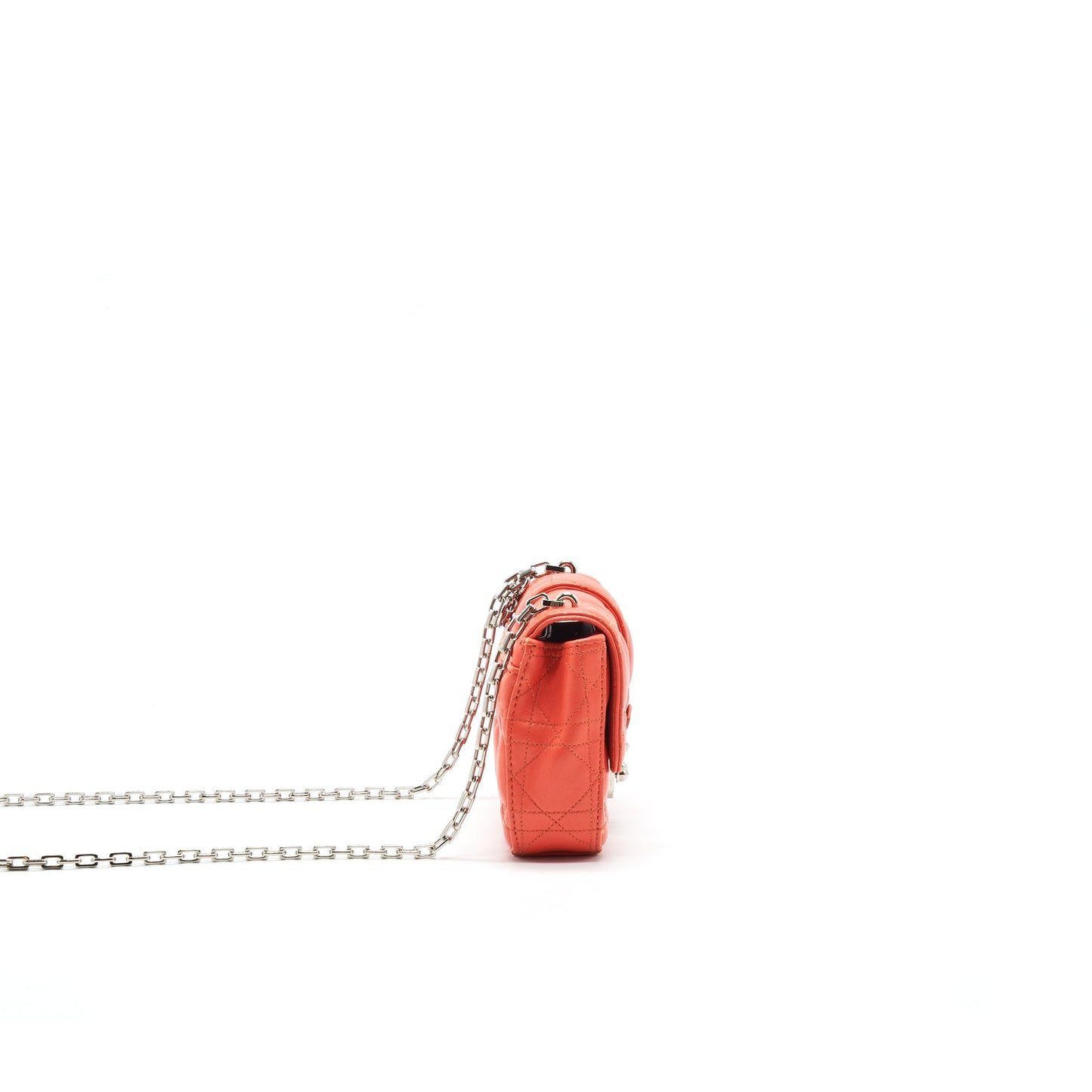 Christian Dior Small Miss Dior Flap Bag In Coral