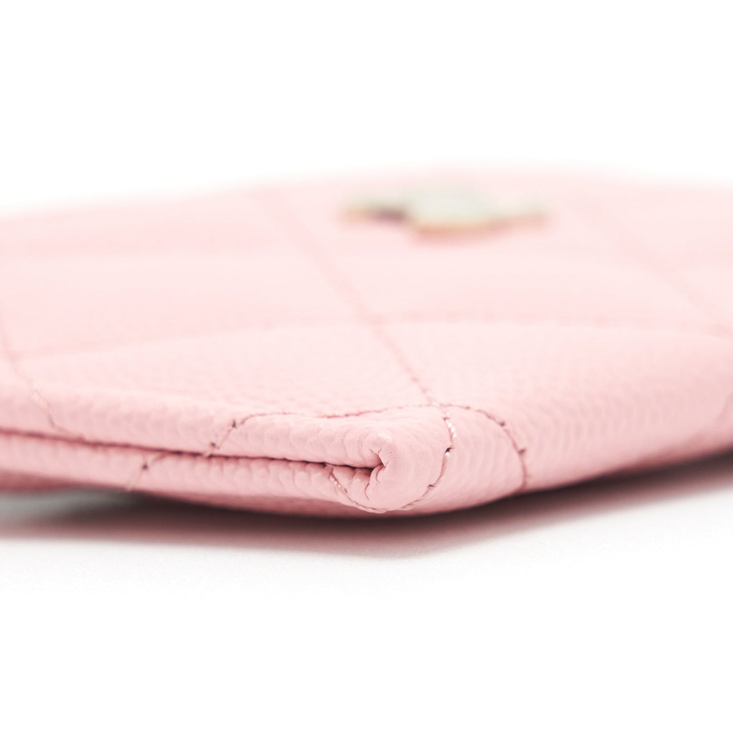 Chanel Classic Card Holder Caviar Pink LGHW