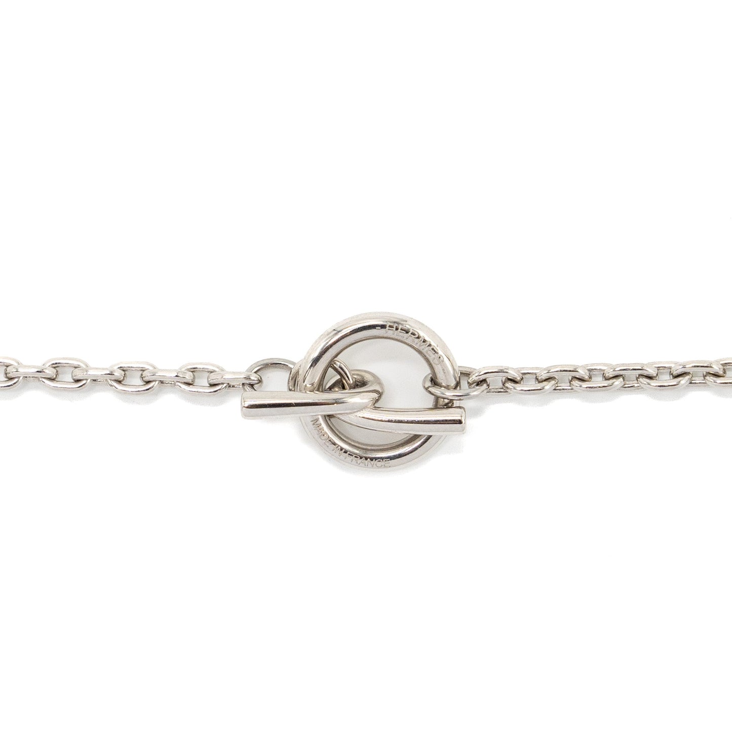 Hermes Chaine D’Ancre Vulcanium Necklace SHW
