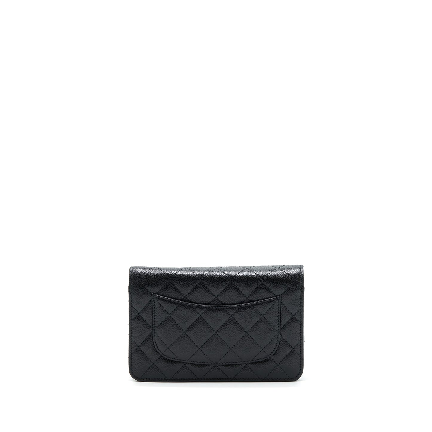 Chanel Classic Wallet On Chain Caviar Black SHW