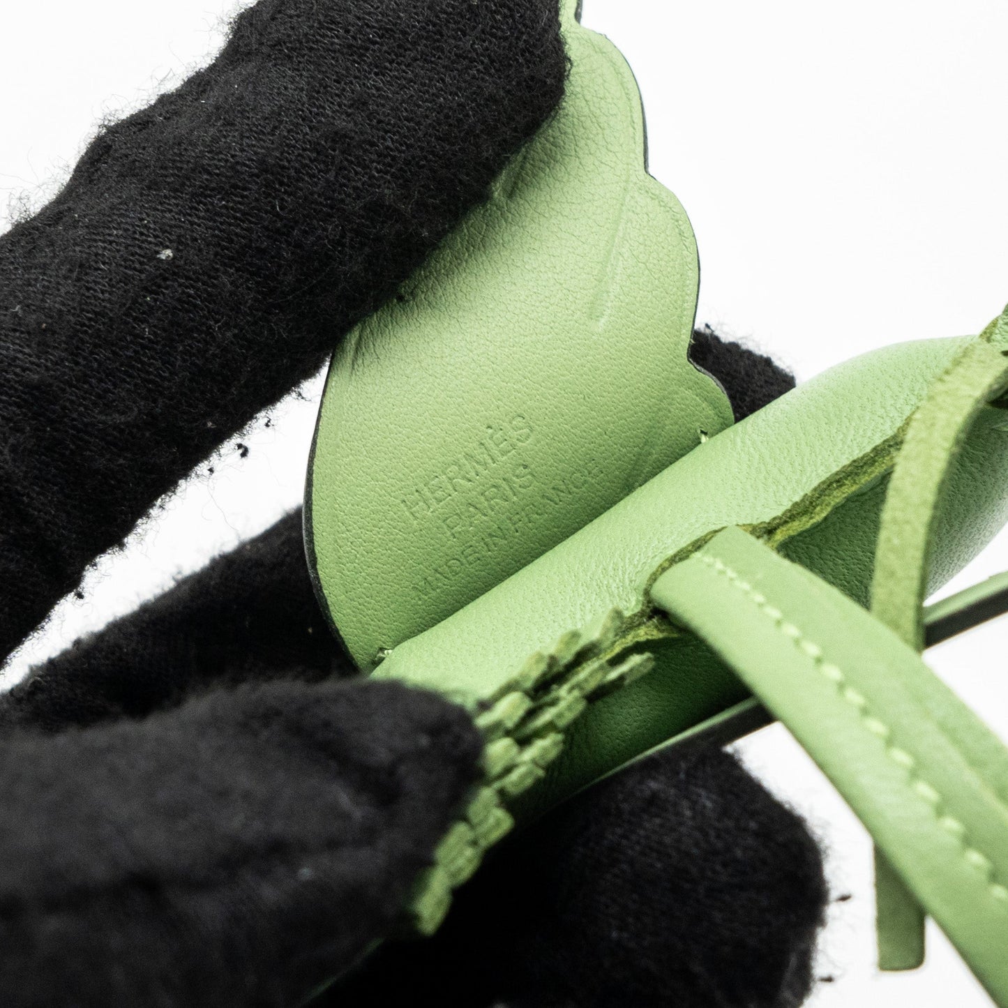 Hermes Rodeo PM Pegase Bag Charm Vert Criquet Stamp B