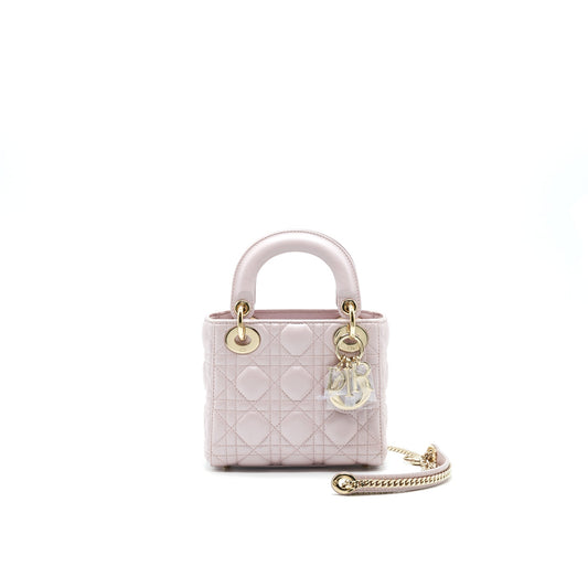 Christian Dior Mini Dior Lambskin Pink