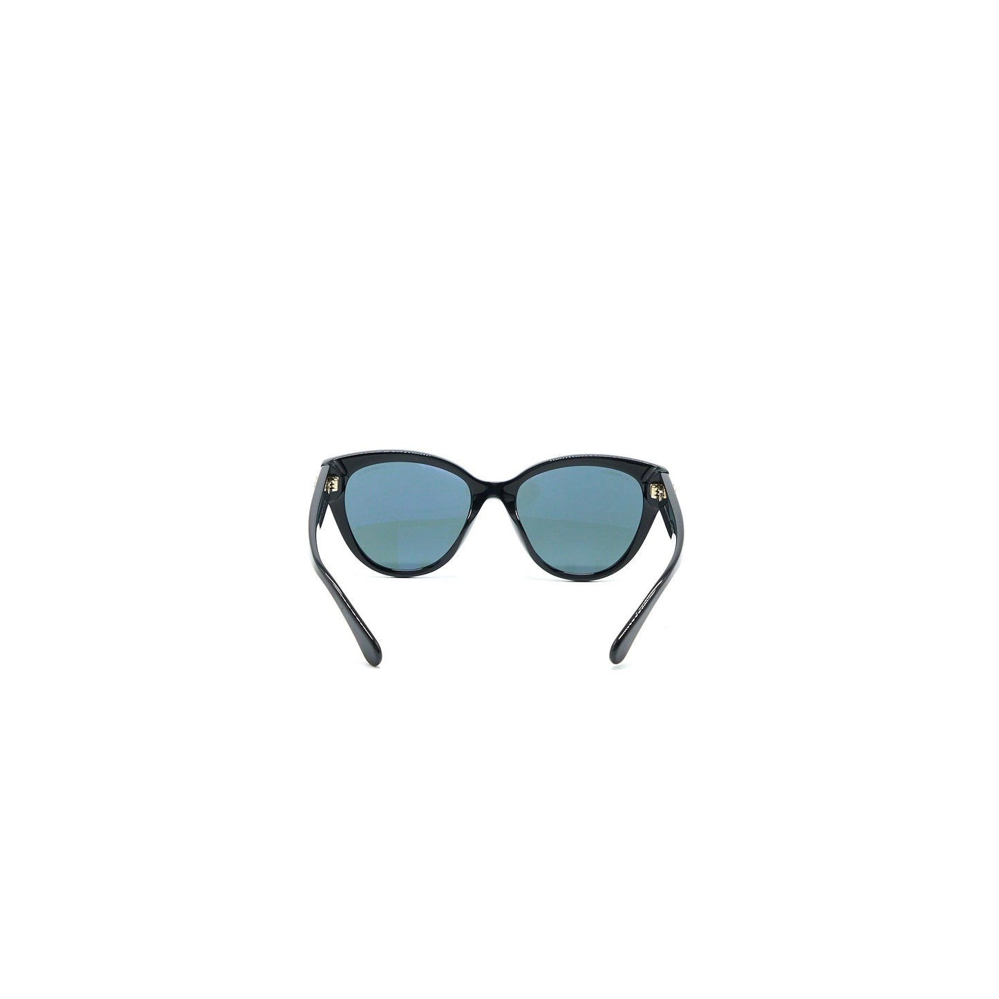 Chanel heart Sunglass Black / Grey