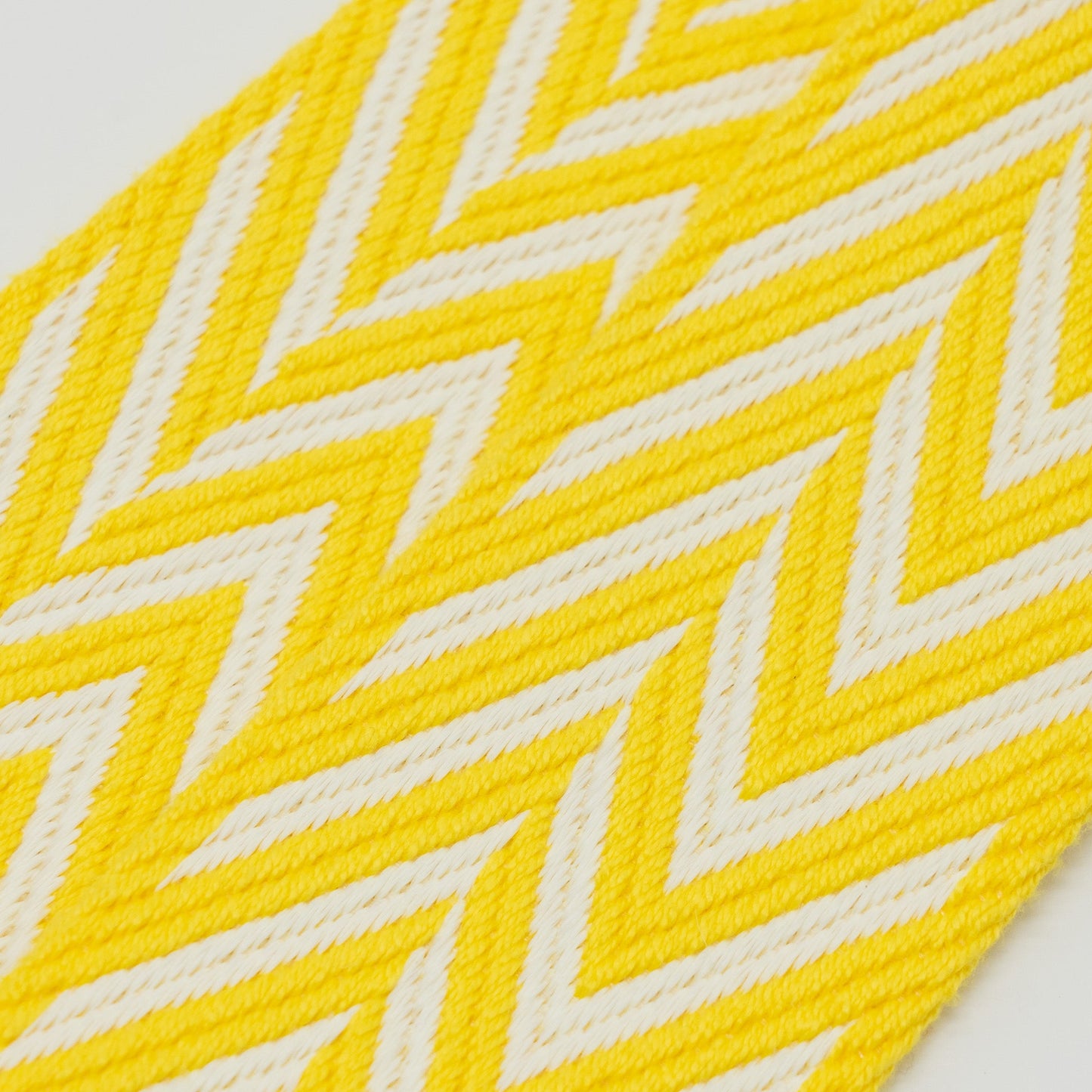 Hermes 85cm shoulder strap canvas yellow / white multicolour GHW stamp D