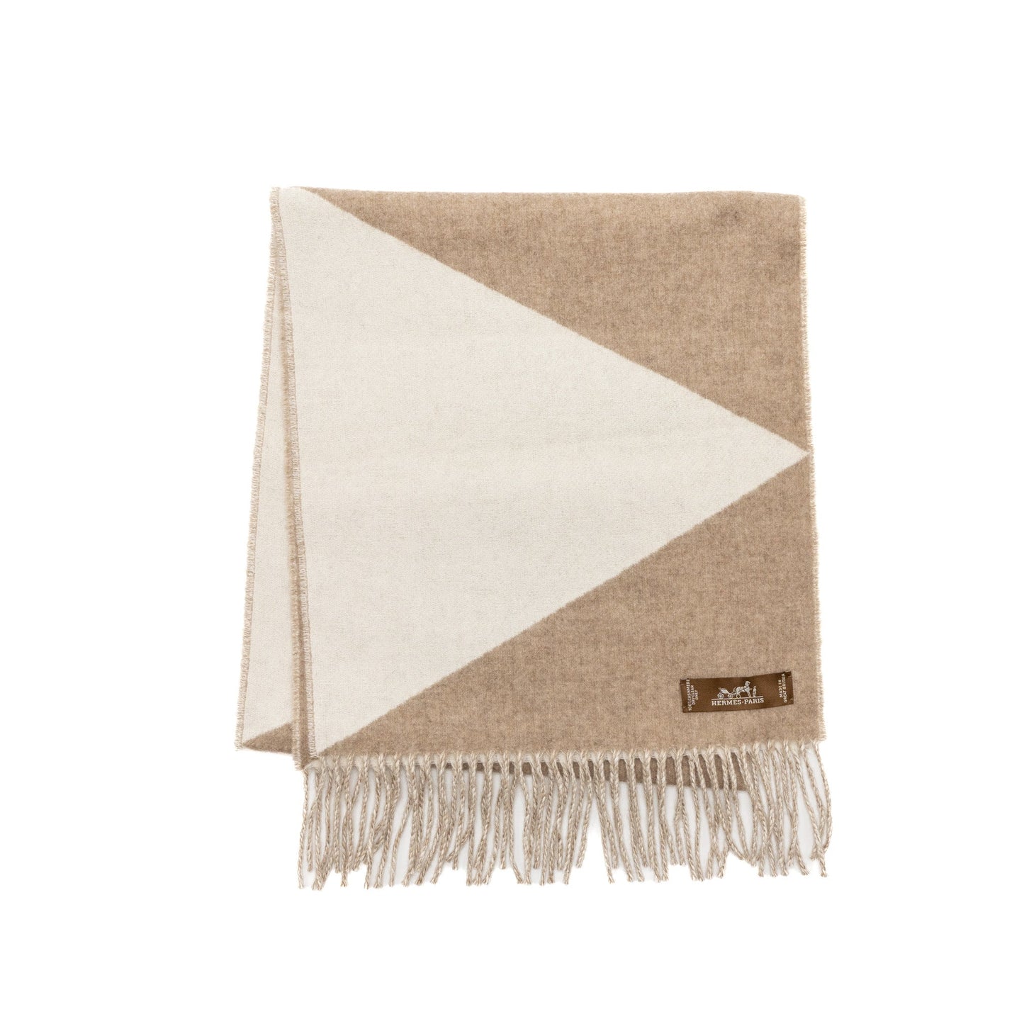 Hermes Casaque Zig Zag Muffler Cashmere Multicolour