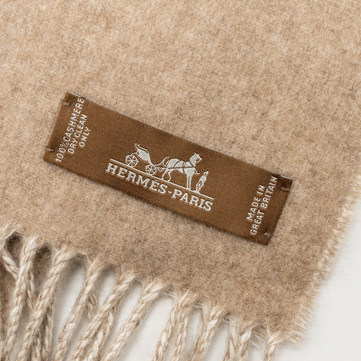 Hermes Casaque Zig Zag Muffler Cashmere Multicolour