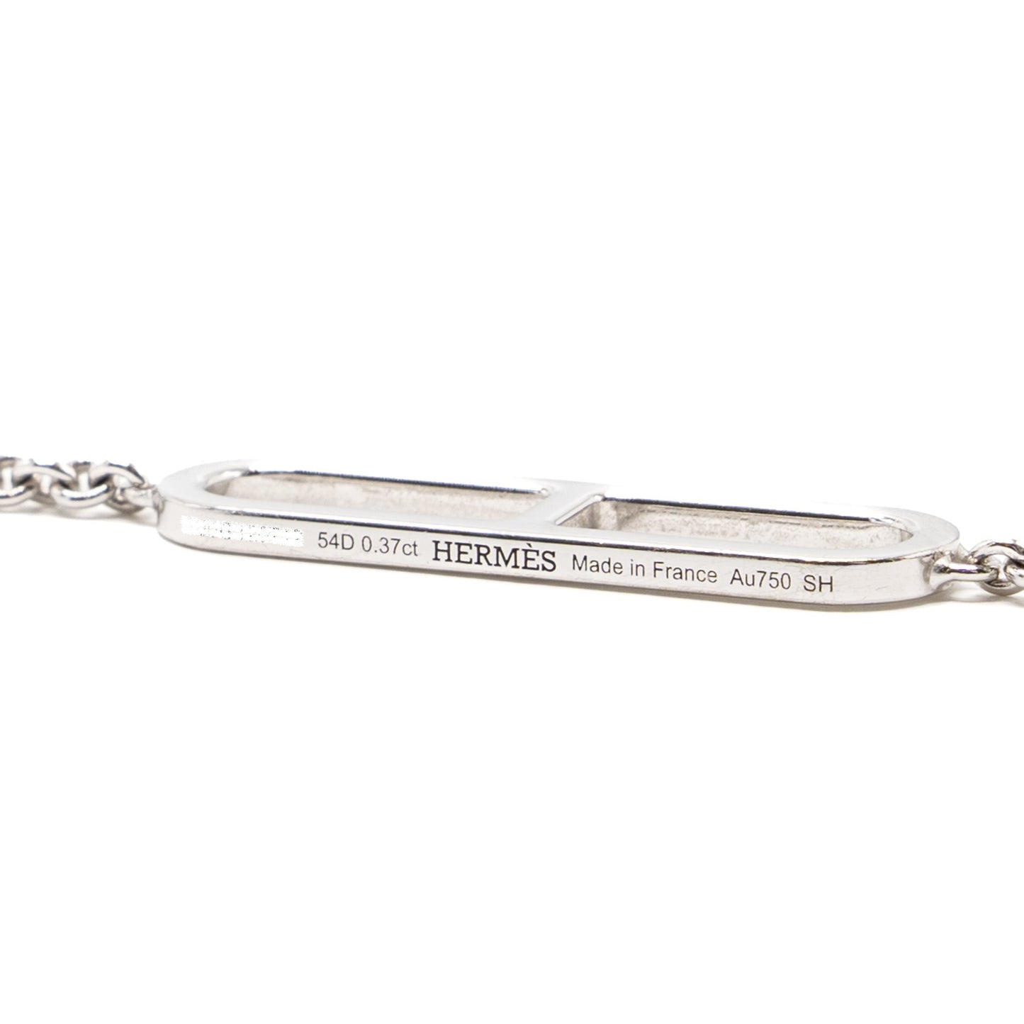 Hermes size SH Ever Chaine D’ancre Bracelet white gold diamonds