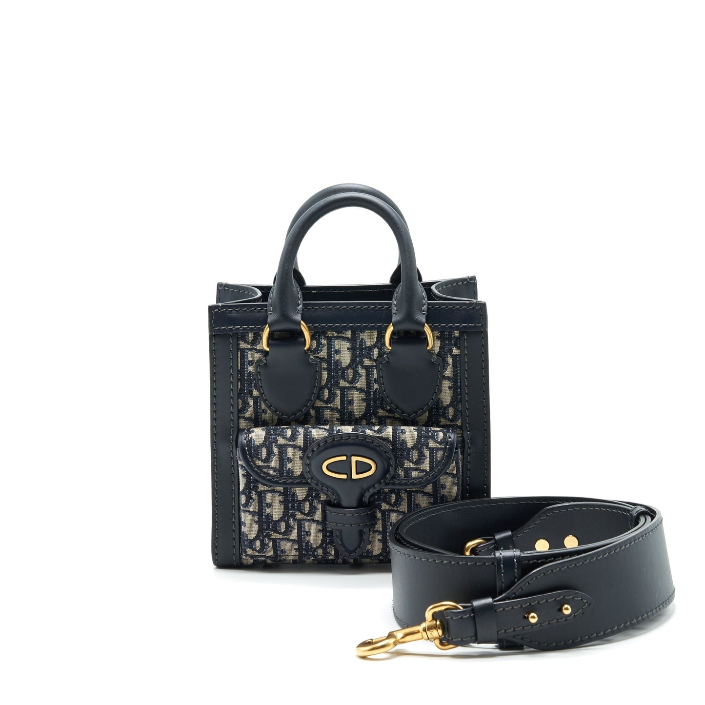 CHRISTIAN DIOR Mini Oblique Tote Bag