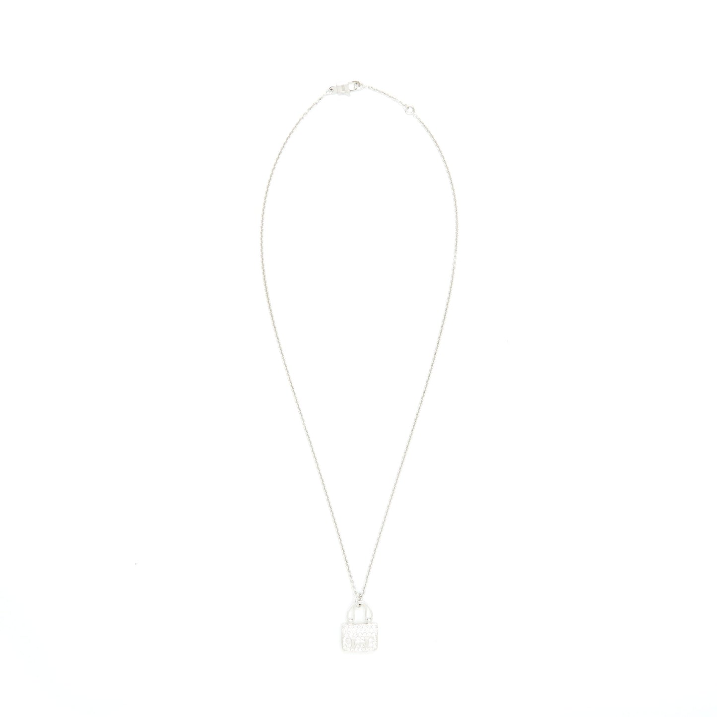 Hermes Constance Amulette Pendant White Gold Diamonds