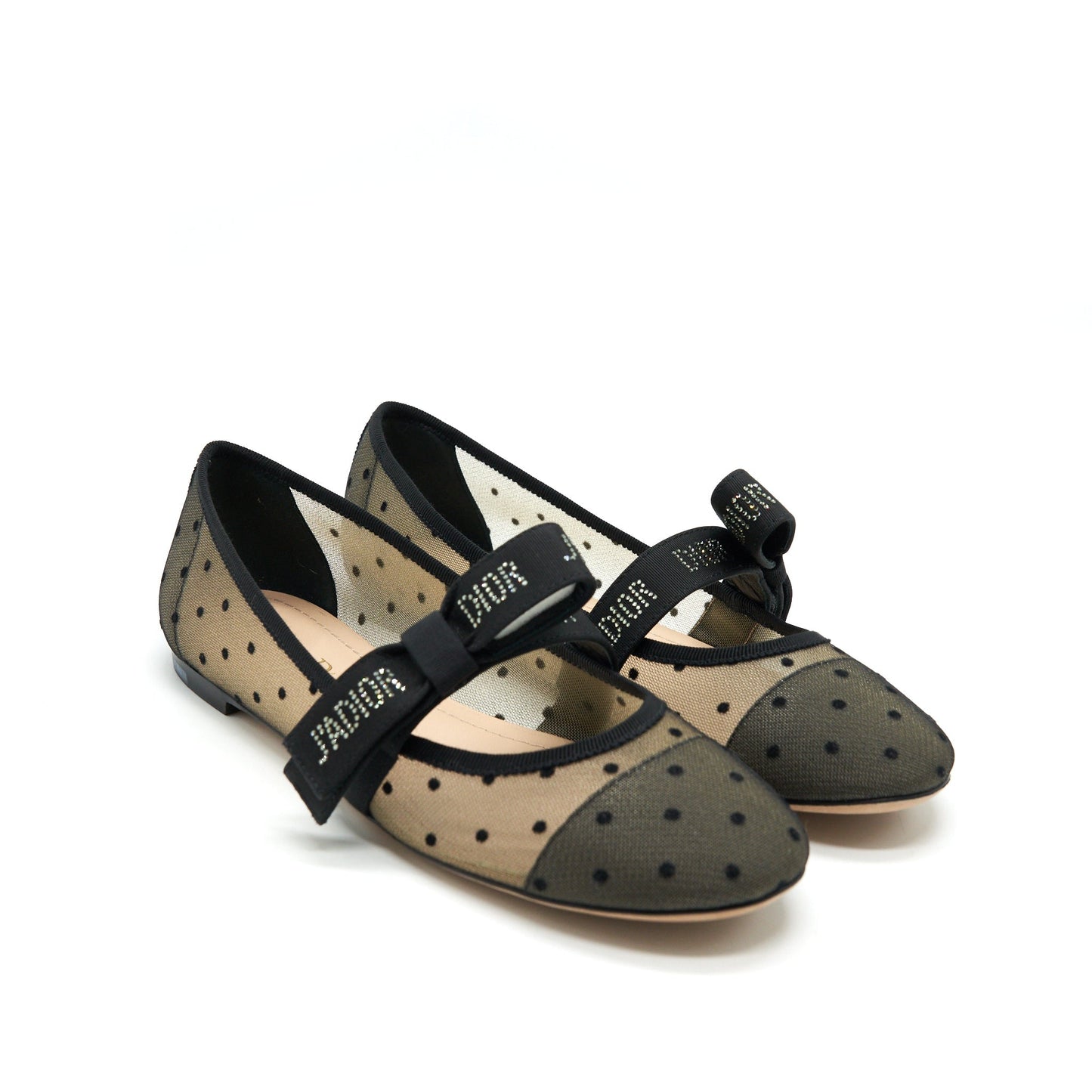 CHRISTIAN DIOR Size 37 MISS J'ADIOR NICELY-D ESPADRILLE FLATS