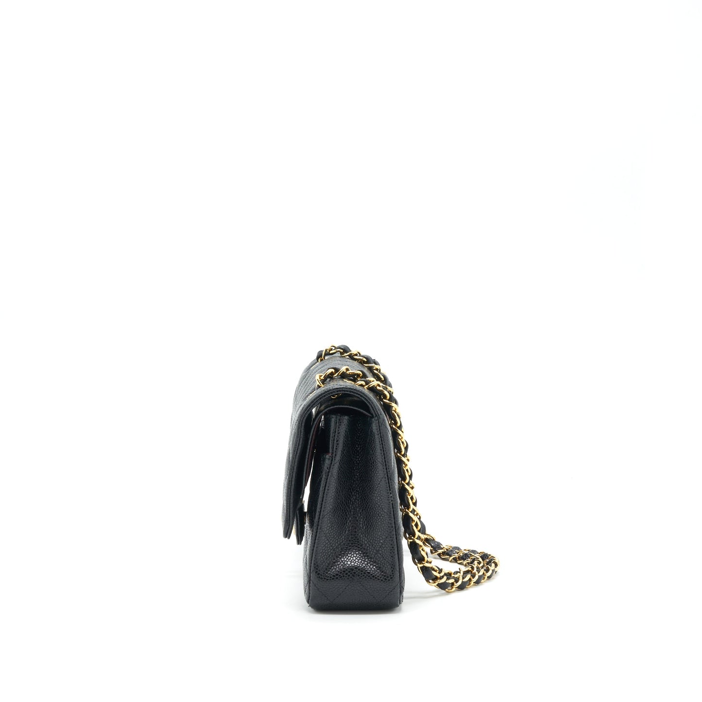 Chanel Medium Classic Double Flap Bag Caviar Black GHW