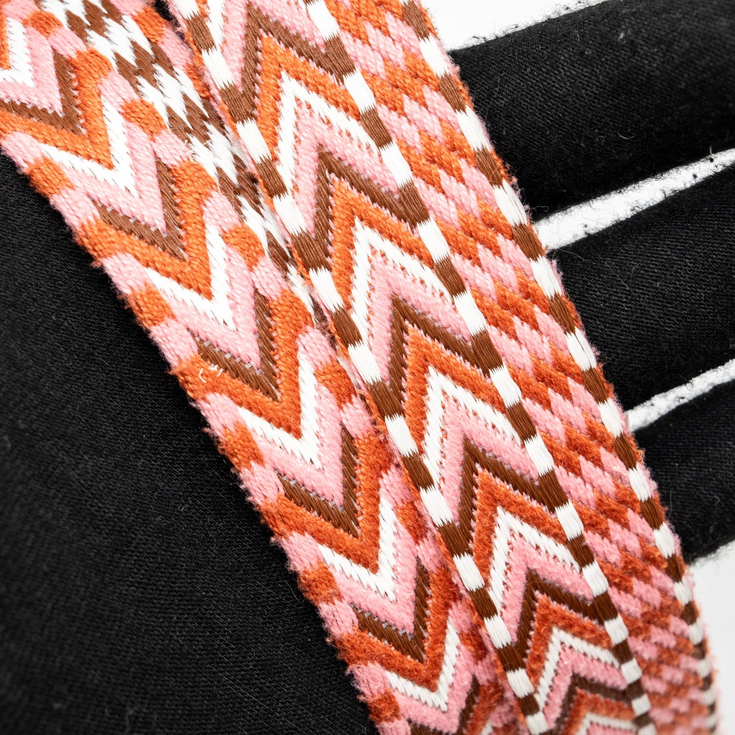 Hermes 85cm shoulder strap canvas/leather pink multicolour SHW Stamp Y